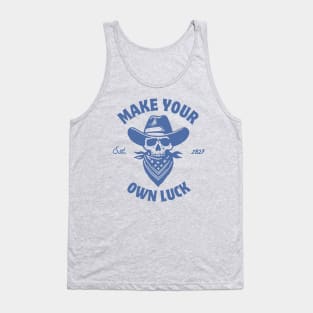 Western Gunslinger Outlaw Bandit Tank Top